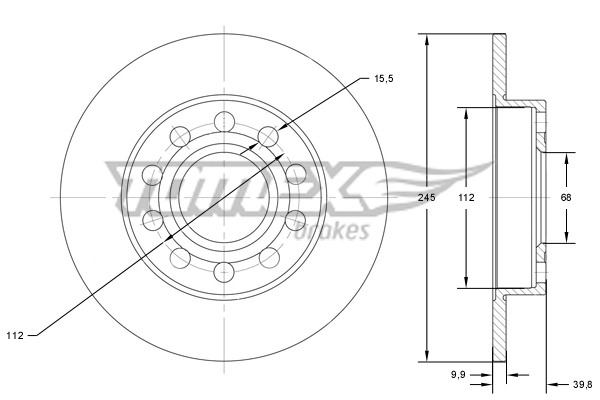 TOMEX Brakes TX 71-71...